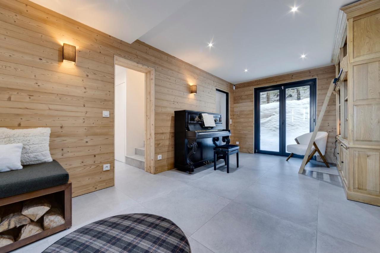 Chalet Du Bois Melay - Piscine - Proche Pistes - 15 Personnes 拉普拉涅 外观 照片
