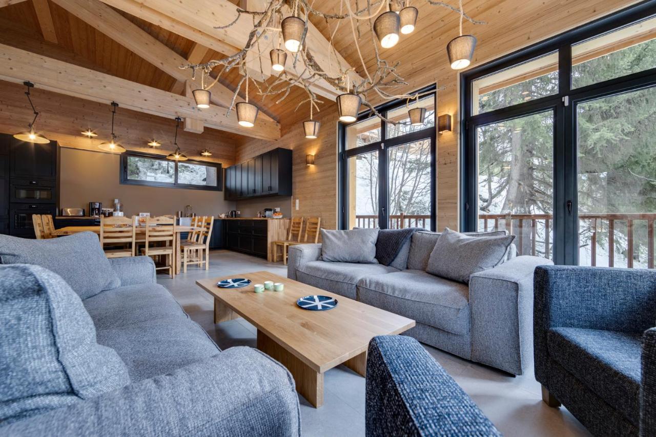 Chalet Du Bois Melay - Piscine - Proche Pistes - 15 Personnes 拉普拉涅 外观 照片