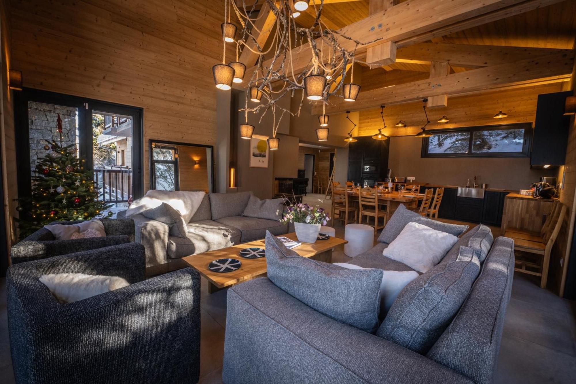 Chalet Du Bois Melay - Piscine - Proche Pistes - 15 Personnes 拉普拉涅 外观 照片