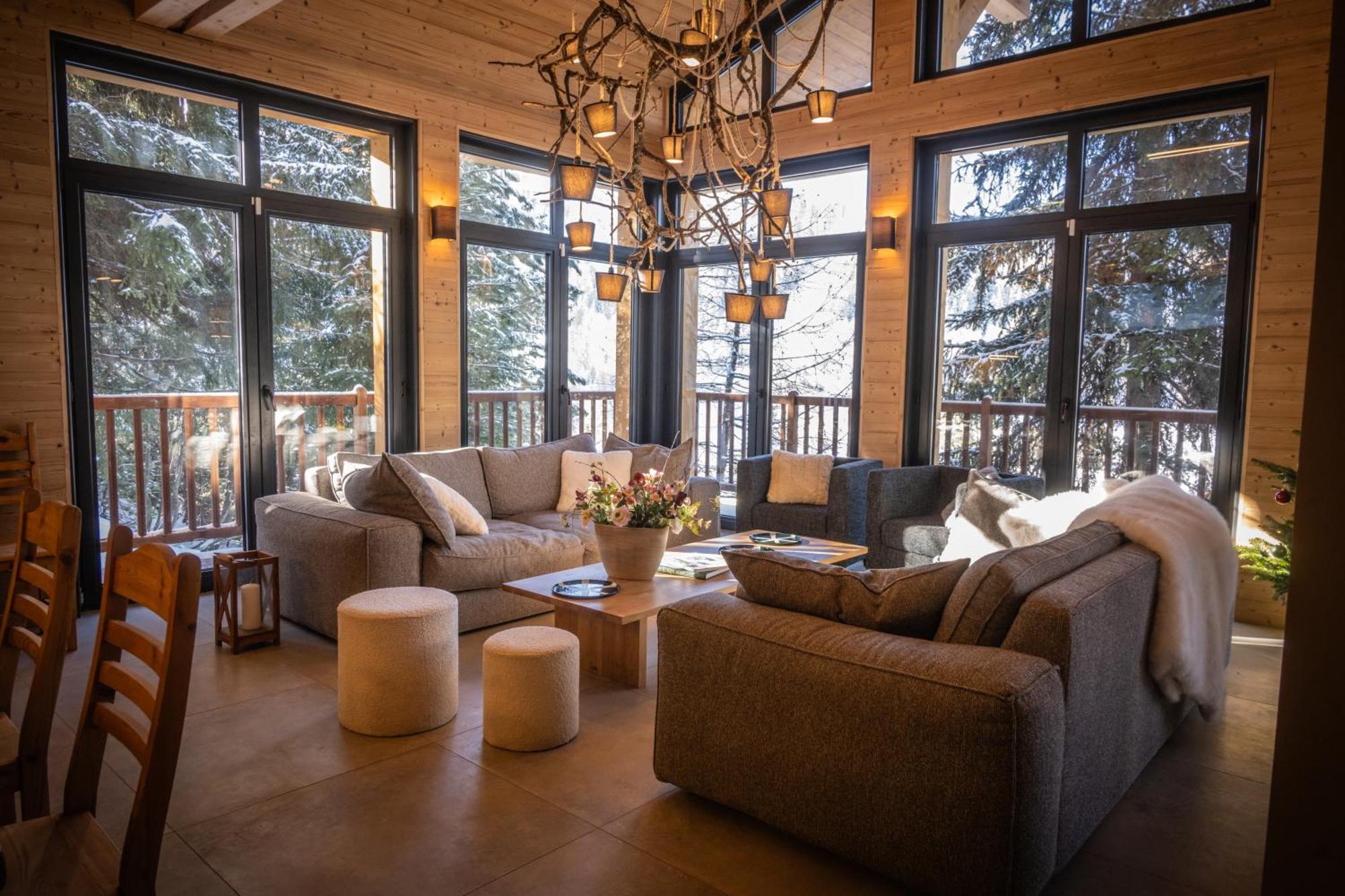 Chalet Du Bois Melay - Piscine - Proche Pistes - 15 Personnes 拉普拉涅 外观 照片